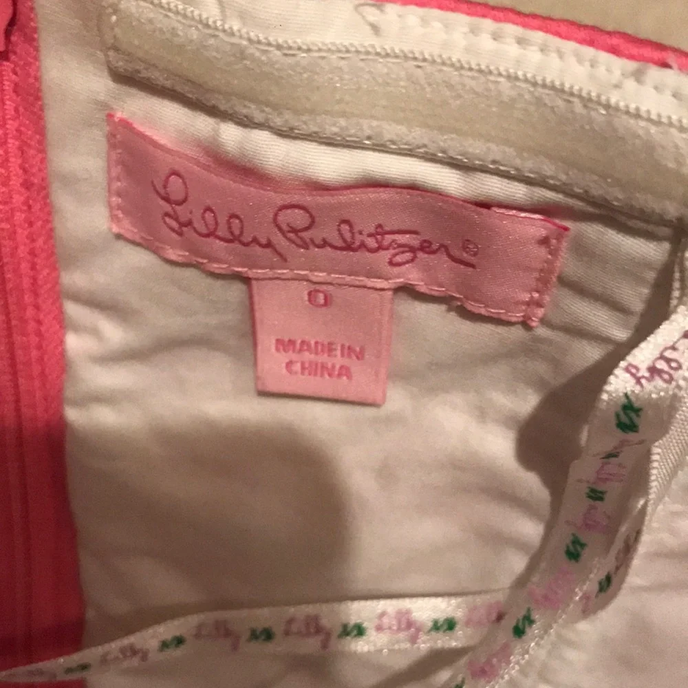 NWT Lilly Pulitzer pink embroidered Bowen dress size 0 - Picture 4 of 6